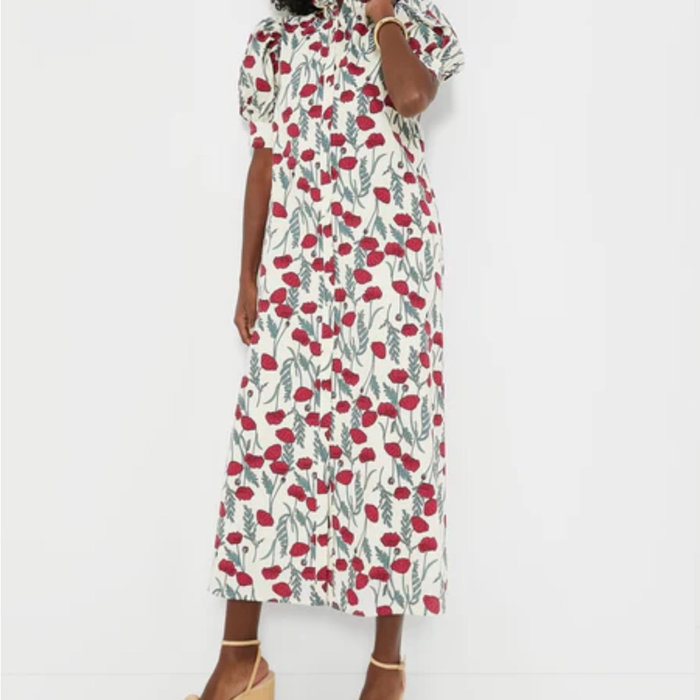NWT TUCKERNUCK HYACINTH HOUSE Amaryllis Floral Louisa Maxi Dress